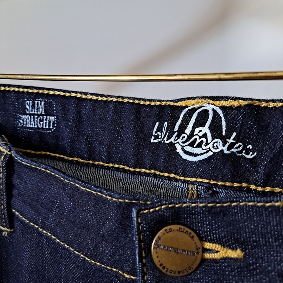 Bluenotes | Dark blue (almost black) slim straight woman's Jean - Picture 4 of 9